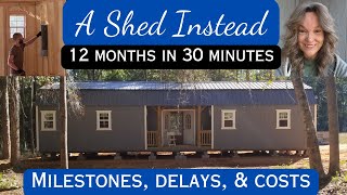 Shed to House  1 Year Anniversary A Look Back [upl. by Elwyn]