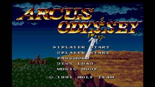 Arcus Odyssey Sharp X68000 Continue music MT32 emulated [upl. by Libbi464]