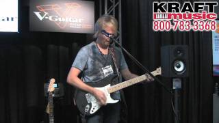 Kraft Music  Roland VGuitar G5 Demo with Jeff Kollman at NAMM 2012 [upl. by Elletsirk]