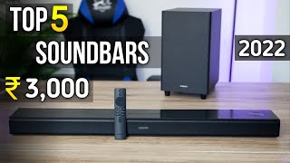 Top 5 best soundbars under 3000 in India 2024  best budget soundbar 2024 ⚡ best soundbar 2024 [upl. by Ellehsyt203]