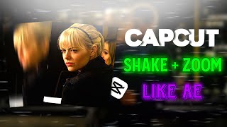 CAPCUT  SMOOTH SHAKE  ZOOM TUTORIAL 🔥 [upl. by Kalindi]