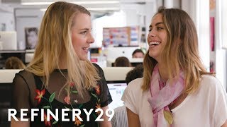 5Minute Desk Organization With Lucie Fink  Bea Organized  Refinery29 [upl. by Avirt378]