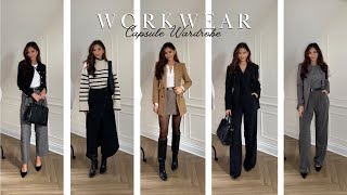 Musthave workwear essentials for autumn 2023  Capsule Wardrobe with links [upl. by Bevus]