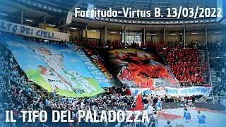 🏀 FORTITUDOVIRTUS 8285  Il tifo del Paladozza  13 marzo 2022 [upl. by Hanima]