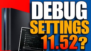 ✅DEBUG SETTINGS PS4 na 1152 vamos analisar ps4 [upl. by Donalt]