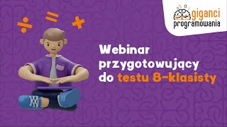 Rozwiązujemy test 8klasisty z matematyki  Giganci Programowania [upl. by Isnam]