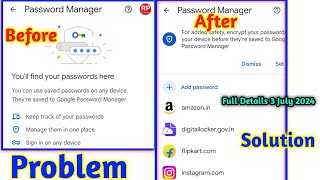 how to save passwords in password manager 2024  password manager me password kaise save kare 2024 [upl. by Odranreb]