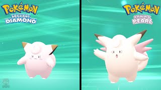 How to Find Clefairy amp Evolve Into Clefable in Pokemon Brilliant Diamond amp Shining Pearl [upl. by Regnig]