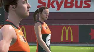 AFLW 2024 Premiership Week 8 Hawthorn Hawks VS GWS Giants [upl. by Karalee]