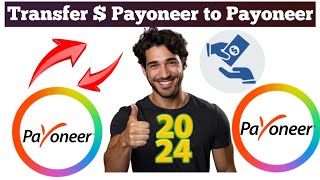 Pay to recipients payoneer account  how to transfer money payoneer to payoneer [upl. by Cumine]