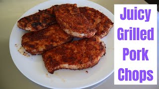 How to Perfectly Grill Boneless Pork Chops on the Grill  Southern Backyard cooking [upl. by Treacy]