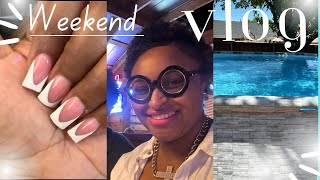 Vlog Above Ground Pool New Nails A quiet place movie review [upl. by Erb]