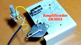 Amplificador De Audio Con 2N3055 [upl. by Lezah]