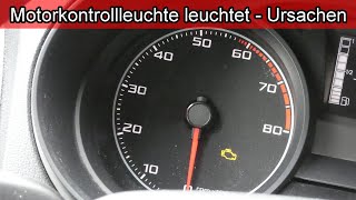 Motorkontrollleuchte leuchtet oder blinkt – Ursachen MKL Motorzeichen leuchtet Gelb oder Rot Orange [upl. by Sugna229]