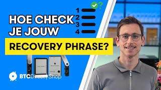 Ledger Recovery Check  Controleer je 24 woorden  Recovery Phrase [upl. by Gottlieb]