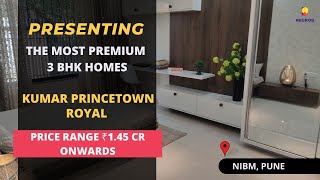 Kumar Princetown Royal ☎ 9513312896  3 BHK Flats For Sale in NIBM Pune flatsforsale [upl. by Todd]