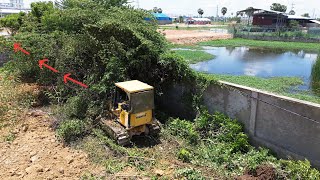 Almost Completed 95 of Clearing this land by Dozer KOMATSU D21p with The Expert Driver [upl. by Arihsak]