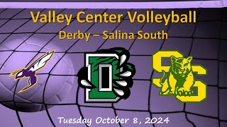 Valley Center vs Derby amp Salina South Volleyball  Tuesday October 8 2024 [upl. by Lily]