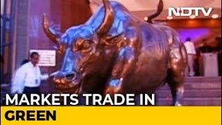 Sensex Surges Over 200 Points Nifty Hits 10600 [upl. by Nerb]