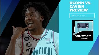 UConn Mens Basketball vs Xavier Preview [upl. by Aissila]