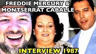 FREDDIE MERCURY amp MONTSERRAT CABALLE Interview 1987 Barcelona  REACTION [upl. by Salangi]