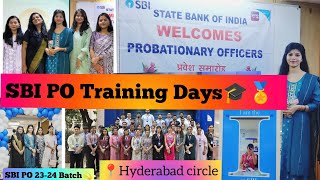 SBI PO 202324quot Training Days🎓🏅📍Hyderabad circle 💐Joining Day🎉 sbi sbipo hyderabad ibps rrb [upl. by Horace8]