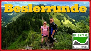 Nagelfluhschleife Beslerrunde  Naturpark Nagelfluhkette  Wandern im Allgäu 27K [upl. by Melar747]