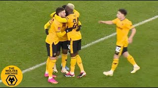 Wolves 32 Brentford FA Cup 3rd Round Replay  1612024 [upl. by Idnym]