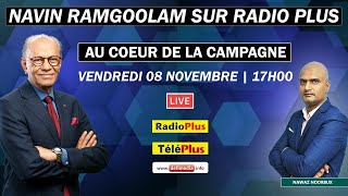 « Au Coeur de la Campagne »  Navin Ramgoolam sur Radio Plus [upl. by Ulani]