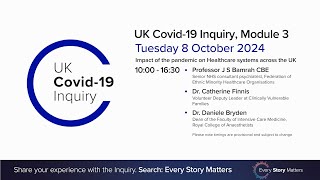 UK Covid 19 Inquiry  Module 3 Hearing  8 October 2024 PM [upl. by Ramses]