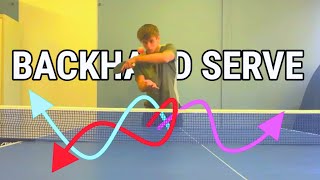 Maximum SPIN Beginner Backhand Serve Tutorial [upl. by Zednanreh448]