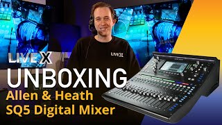 Unboxing Allen amp Heath SQ5 Digital Mixer [upl. by Atinauq]