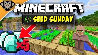 Minecraft 1122  Roofed Forest Diamond Village  Seed Sunday  Ep253 [upl. by Nytsud]