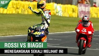 Menegangkan Valentino Rossi vs Max Biaggi Di Berbagai Sirkuit MotoGP Bikin Penonton Heboh [upl. by Aelgna]