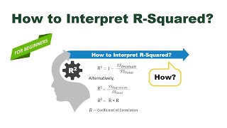 How to Interpret RSquared  Example  Coefficient of Determination  Regression Analysis [upl. by Atla]