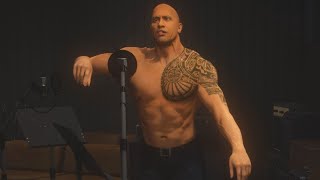 Dwayne The Rock Johnson Raps in GTA Online Contract DLC [upl. by Nniroc]