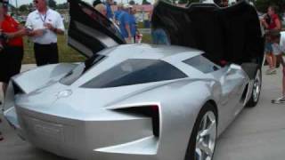 Corvette Stingray Concept Car driving at the NCM [upl. by Togram528]