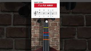 HOW TO Play Ill Fly Away on Violin for Beginners Easy Tutorial shorts [upl. by Sutphin835]