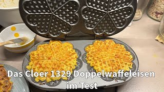 Das Cloer 1329 Doppelwaffeleisen im Test [upl. by Neu]