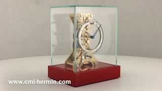 Hermle Christmas Red Table Clock [upl. by Odawa922]