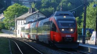 Semmeringbahn am 3172017  Züge an der Hst Wolfsbergkogel und im Bhf Semmering [upl. by Thornburg]