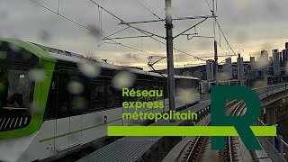 Réseau express métropolitain REM Brossard  Gare Centrale [upl. by Aisinoid]