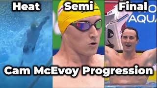 Cam McEvoy Progression To Gold Heat Semi Final [upl. by Teerprah]