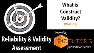 What is Construct Validity Part 21 of the Course  wwwpietutorscom [upl. by Annait372]