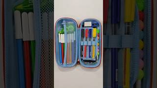 Ultimate pencil case with filling cute stationery pencilbox stationery backtoschool [upl. by Kcirdek]