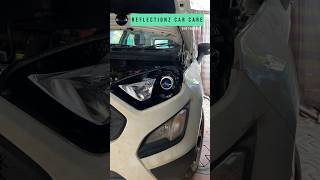 Bi LED Laser projector installation on Ford Ecosport sport varient viral car ecosport ford [upl. by Akihdar]