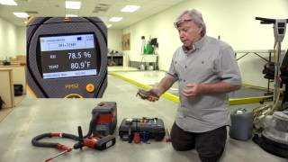 Protimeter MMS2 Flooring Kit Demonstration of Humidity Testing in Concrete Floors [upl. by Kataway346]