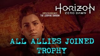 Horizon Zero Dawn  All Allies Joined  ALLY LOCATIONS [upl. by Eudora]