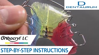 Orthocryl® LC – stepbystep instructions orthodontic appliance [upl. by Niassuh]