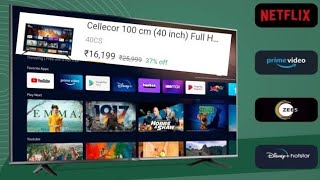 Cellecor Smart Tv 108 Cm Rs 21499 Only [upl. by Kuebbing740]